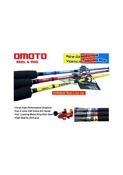 Omoto Torque Tetikli Jigging Kamış B55ML 100-200gr.