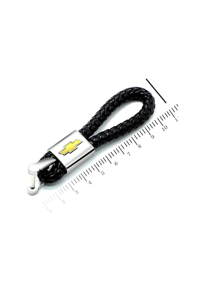 DERİ ÖRGÜLÜ ÖZEL SERİ ANAHTARLIK CHEVROLET KIRMIZI