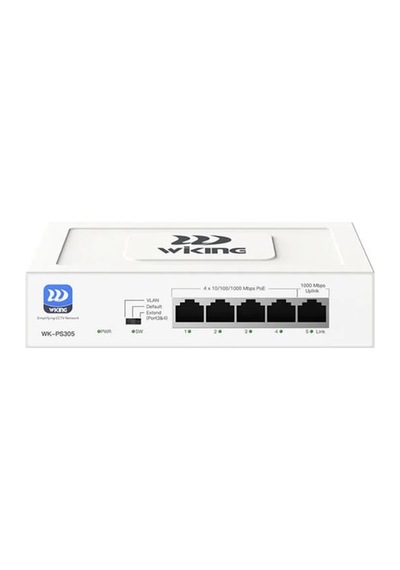 Wiking Wk-ps305 4ge Poe + 1ge Uplınk 55w Poe Switch