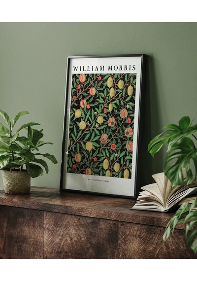 Çerçevesiz Poster William Morris Meyve Deseni No 1