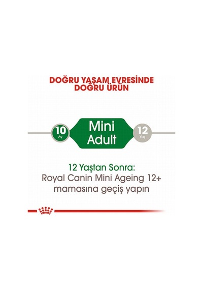 Royal Canın Küçük Irk Köpekleri İçin Mini Adult 12 Adet X 85 G Mama 102227614