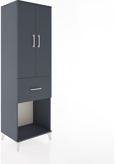 Hyperion Dolap Tek Raflı Tek Çekmeceli Tek Askılı 60x44x195 Antrasit-antrasit Antrasit Hyperion Dolap Tek Raflı Tek Çekmeceli Tek Askılı 60x44x195 Antrasit-antrasit Antrasit