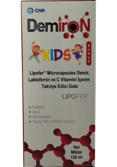 Demiron Kids Demir, Laktoferrin Ve Vitamin C Sıvı 120ml