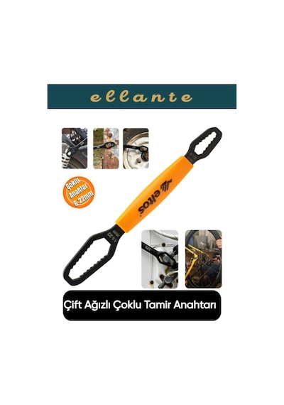 Çift Ağızlı Çoklu Tamir Anahtarı Multi 8mm - 22mm