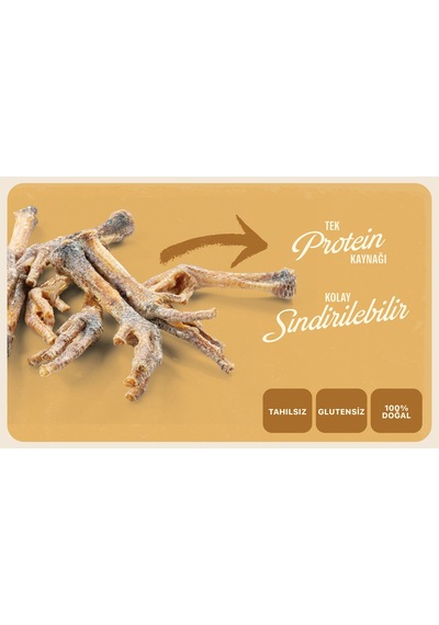 Baffs Naturals Tavuk Ayak Doğal Çiğnemelik Köpek Ödül Maması 100 G