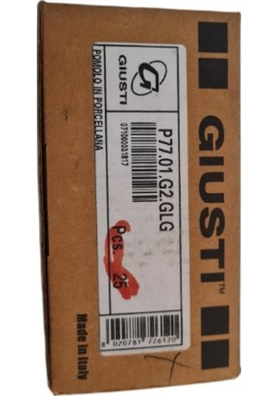 İtalyan Guısti Altın 96 Mm Porselen Kulp 5 Adet