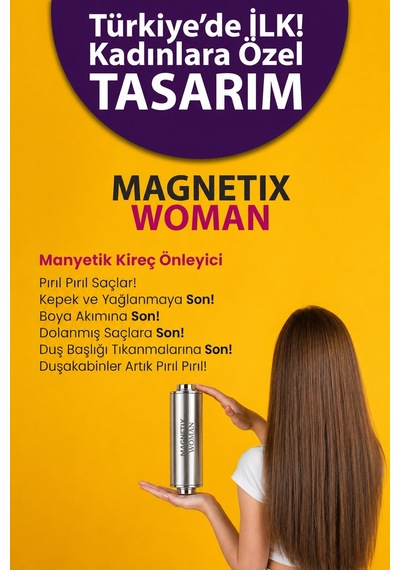 Magnetix Banyo Kireç Kırıcı 1/2 Duş Bataryası Modeli - Kireç Önleyici