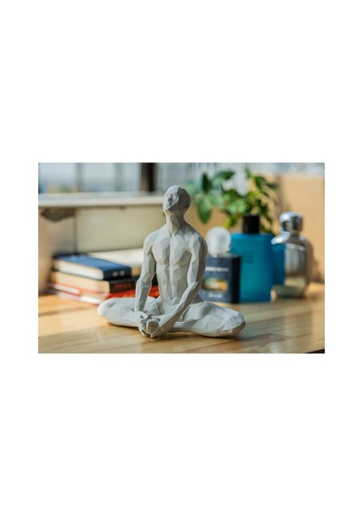 Yoga/meditasyon Yapan İskandinav Tarzı Biblo Heykel Figür Dekor Dekorasyon Hediyelik Denge Ve Huzur 7