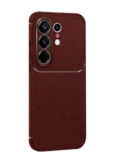 Bşkvirgo Tecno Camon 50 Pro 5g Uyumlu Auto Focus Karbon Kapak - Bordo Bsk2026