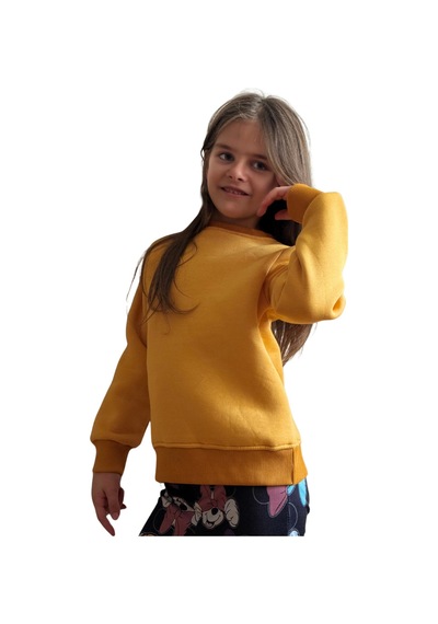 Pxm 3 Iplik Şardonlu Premium Kumaş Düz Çocuk Sweatshirt Sarı Hardal Sarısı Hardal Sarısı Pxm 3 Iplik Şardonlu Premium Kumaş Düz Çocuk Sweatshirt Sarı Hardal Sarısı Hardal Sarısı