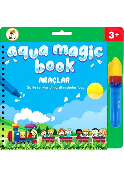Lino Aqua Magic Book Su İle Boyama Kitabı Araçlar Tfl-1006