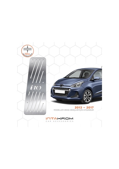 intakrom Hyundai İ10 Krom Ayak Dinlendirme Pedalı 2013 - 2017