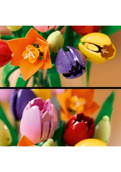 LEGO® Botanicals Lale Buketi 11501 - Yetiskinler için 5 Çesit Lale Içeren Yaratici Dekoratif Model Yapim Seti (576 Parça)