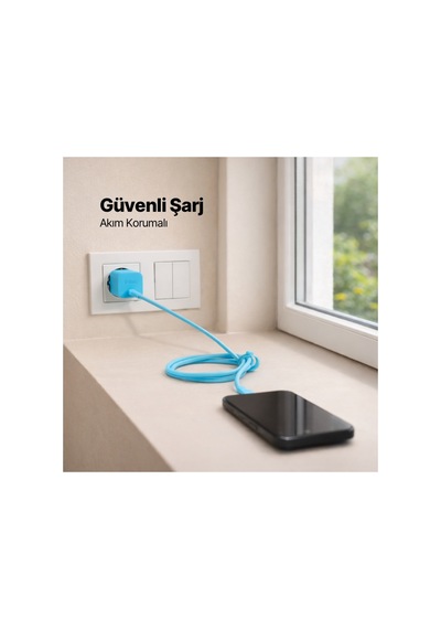 Ttec Smartcharger Gan 45w Avs Pd Seyahat Hızlı Şarj Aleti + Usb-c - Usb-c 3a 120 Cm Kablo Neon 96238734
