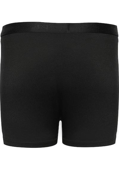 Weweus Siyah Micro Modal Premium Erkek Boxer 1418 Siyah