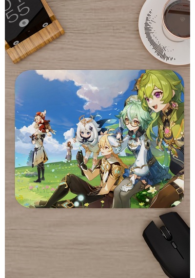 Sucrose Genshin Impact Anime Oyuncu V5 - 22x18 Gaming Mouse Pad Fare Altlığı