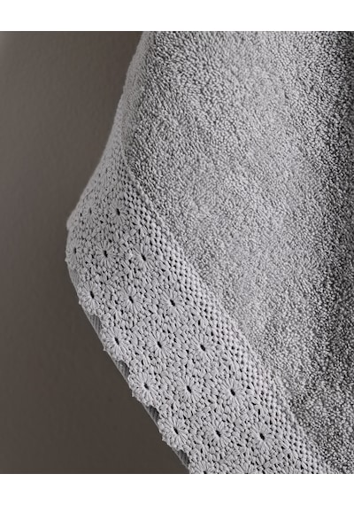 Madame Coco Analisa %100 Pamuk Yüz Havlusu - Gri - 50x70 Cm 8684427221891 Gri