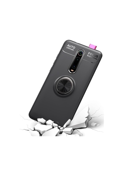 Redmi K30 Yüzüklü Standli Manyetik Kamera Korumali Silikon Kilif 411508411