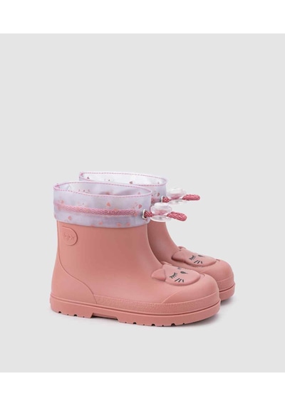 Igor Cc334 Mendi Gato Borreguito Kürklü Yağmur Çizmesi Pembe