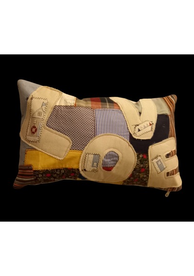Kırlent Kılıfı 33x53 Love Pw Krem