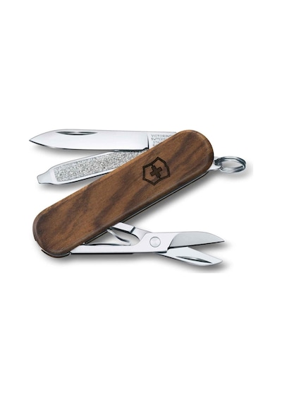Victorinox 0.6223.61 Classic Sd Wood Kamp Çakı, Ceviz Ağacı Kahverengi