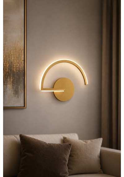 Mori Modern Led Duvar Apliği Günışığı Eskitme
