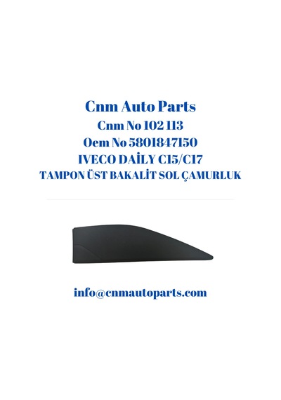Iveco Daily Tampon Üst Bakalit Sol Çamurluk 5801847150