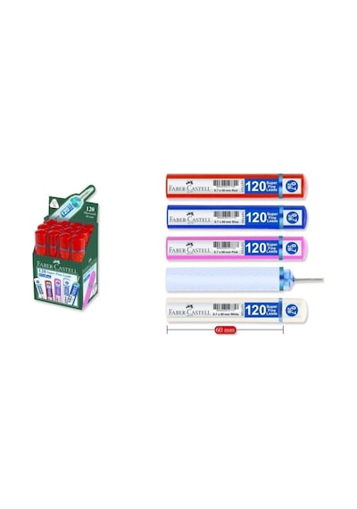 Min 0.7 2b 60mm, 120 Li 5 Tüp Karışık Set