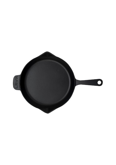 Lava Yuvarlak Kızartma Tavası 28 cm Metal Saplı Siyah LVYSTV28K0BL
