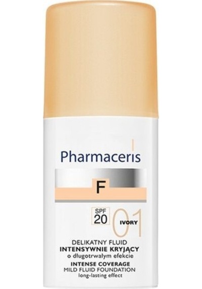Pharmaceris SPF 20 Yoğun Kapatıcı Yumuşak Sıvı Fondöten 01 Ivory 30 ML