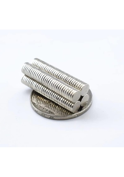 150 Adet 5x1,5 Mm Yuvarlak Güçlü Neodyum Mıknatıs Çap 5mm Kalınlık 1,5mm