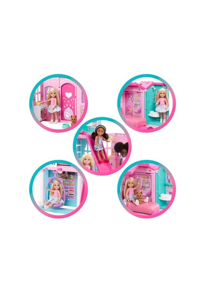 Barbie Chelsea Açılır Bebek Evi Oyun Seti Jfw49