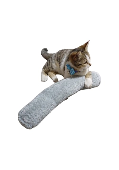 Tineke Kedi Otlu Sarılma Yastığı Uyku Oyuncağı 30 CM