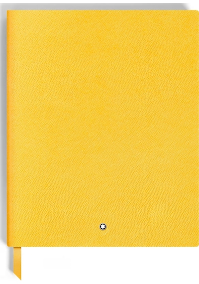 Montblanc Saffiano Deri Sarı Büyük Boy Defter 134744