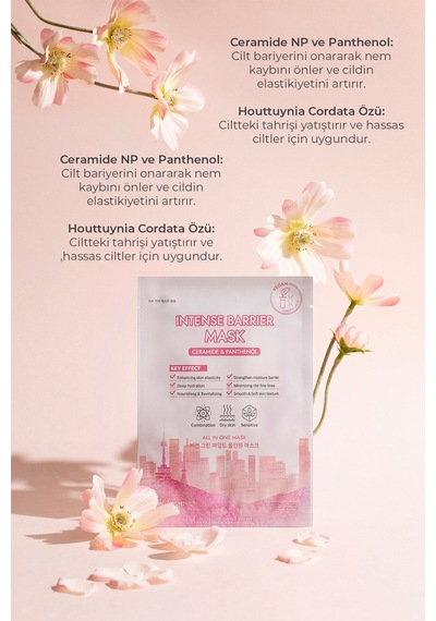 Muldream intense Barrier Mask Kağıt Yüz Maskesi 25 ML
