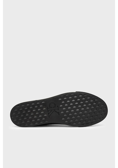 Calvin Klein Logolu İçi Kürklü Deri Sneaker Ayakkabı Hw0hw032350gj Kadın Ayakkabı Hw0hw03235 0gj Siyah