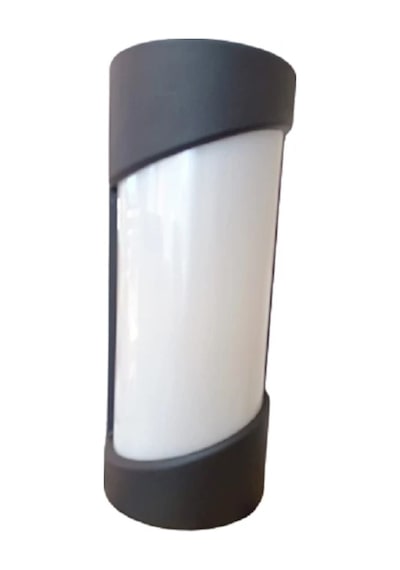 24 Watt Gün Işığı Ledli İç Ve Dış Mekan Apliği, Banyo, Teras, Veranda, Balkon, Kamelya, Bahçe Apliği Siyah