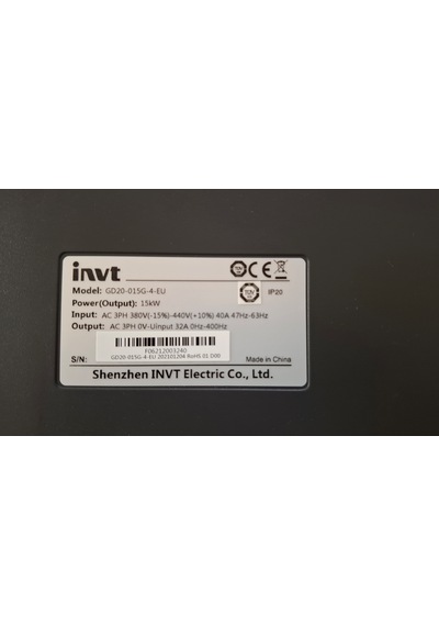 İnvt Gd20-015g-4-eu 15kw Sürücü 15,0kw