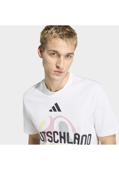 Adidas Jz8917 Ger Olp Tee Fıfa Dünya Kupası 2026 Almanya Tişörtü Beyaz