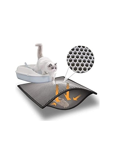 Bypet Elekli Kedi Kumu Paspası Küçük Boy Gri Enerji Sınıfı A+ 2li