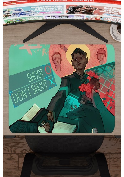 Detroit Become Human Dikişli Kauçuk Oyuncu Mousepad V5 - 48x40 Xl Gaming Mouse Pad