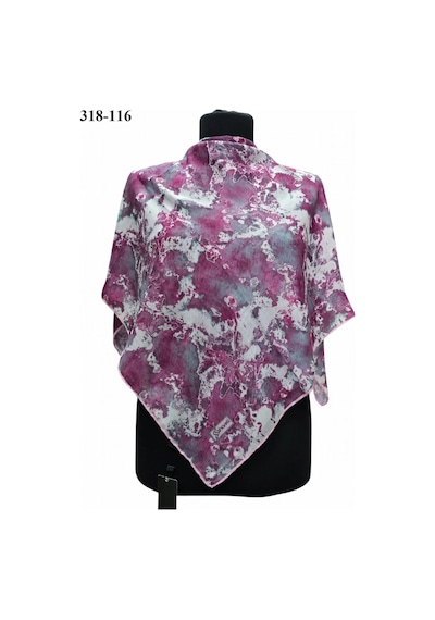 Sharell Desenli Soft Pamuk Eşarp 318-116 Çok Renkli