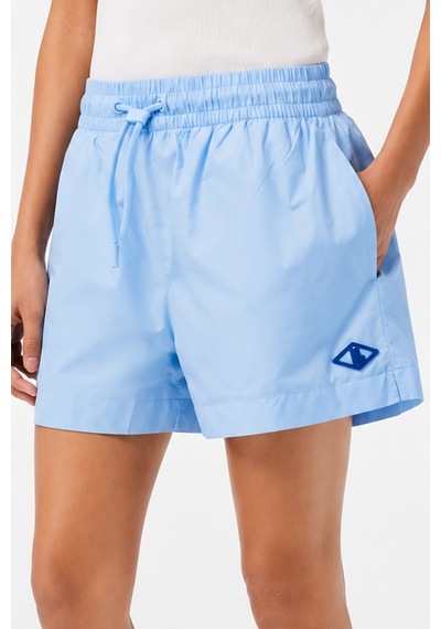 Lacoste X Netflix Women's Monogram Bermuda Shorts Kadın Monogram Hafif Kumaş Bermuda Şort Açık Mavi Lacoste X Netflix Women's Monogram Bermuda Shorts Kadın Monogram Hafif Kumaş Bermuda Şort Açık Mavi