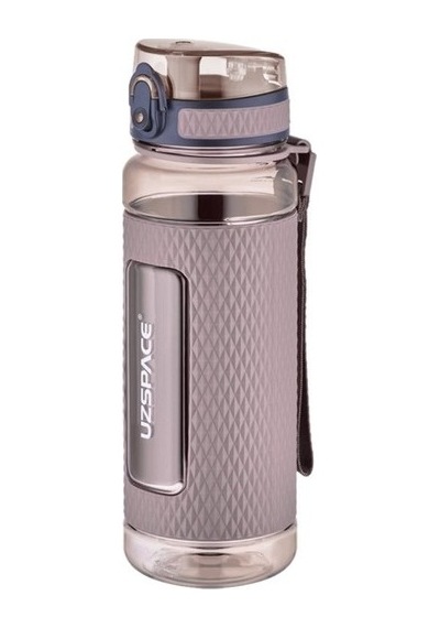 Fiftyfifty 800ml Büyük Boy Tritan Su Matarası Silikon Korumalı Kaydırmaz Gövde 41bbyy Kahverengi