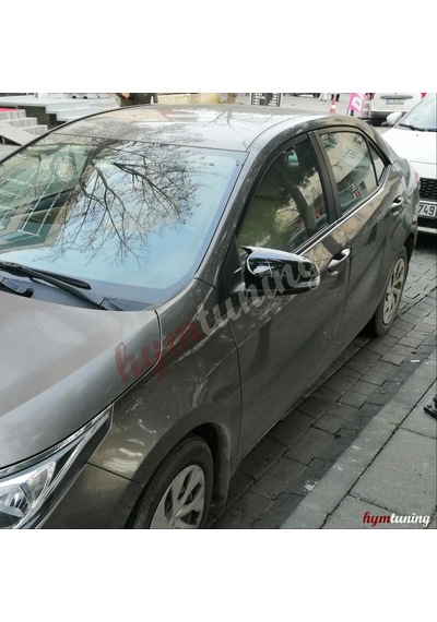 Toyota Uyumlu Yaris Yarasa Ayna Kapağı - 2011 - 2017. Piano Black