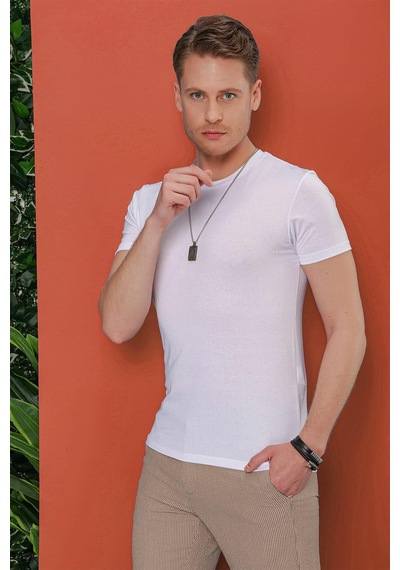 Efor Ts 846 Beyaz Spor T-shirt Beyaz