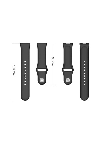 Huawei Watch Fit 3 / Fit 4 / Fit 4 Pro İle Uyumlu Silikon Kordon Kayış Esnek Yumuşak Ayarlanabilir Çok Renkli