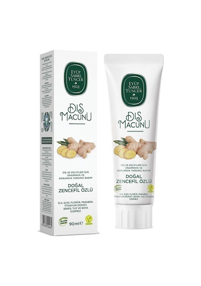 Mey İthalat Doğal Diş Macunu 90 Gr Zencefil Özlü Renkli