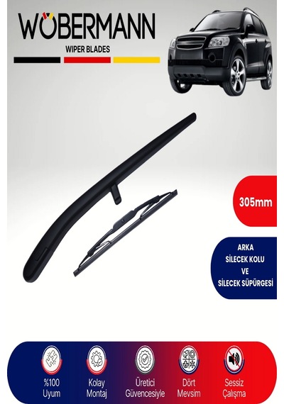 Wöbermann Chevrolet Captiva 2006-2011 Arka Silecek Kolu Ve Süpürgesi Komple