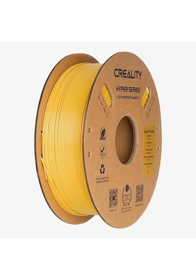 Creality Gold Hyper Pla Filament 1.75mm. 1kg.